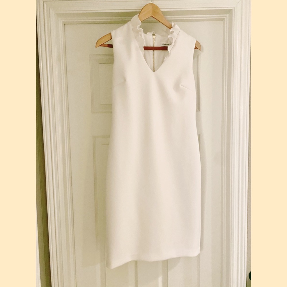 Calvin Klein White Brunch Dress - Picture 5 of 9